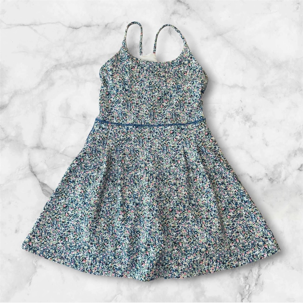 SAGE Collective Athletic Floral Tennis Dress with Built in Bra and Shorts